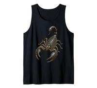 Emperador Escorpión Exótico Mascota Insecto Realista Primer Plano Arte Camiseta sin Mangas