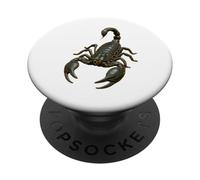 Emperador Escorpión Exótico Mascota Insecto Realista Primer Plano Arte PopSockets PopGrip Adhesivo
