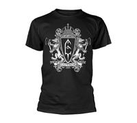 EMPEROR - CREST 2 BLACK T-Shirt, Front & Back Print Medium