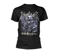 EMPEROR - IN THE NIGHTSIDE ECLIPSE BLACK T-Shirt, Front & Back Print Medium