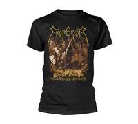 EMPEROR - IX EQUILIBRIUM BLACK T-Shirt, Front & Back Print Large