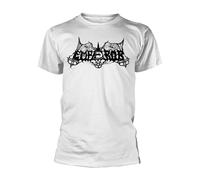 EMPEROR - OLD SCHOOL LOGO (WHITE) WHITE T-Shirt, Front & Back Print Large