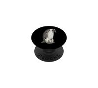 Emperor Penguins and Chick Vintage Art PopSockets PopGrip Adhesivo