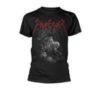 EMPEROR - RIDER 2017 BLACK T-Shirt, Front & Back Print Large