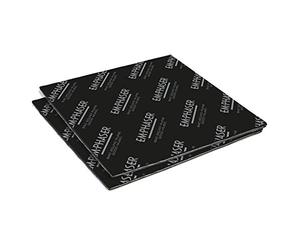EMPHASER ESP-DM2 - Alfombrillas de aislamiento de aluminio y butilo autoadhesivas, para coche, 4,5 mm, 2 unidades de 200 x 200 mm
