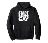 Empieza a ser Gay - Orgullo Humor Sudadera con Capucha