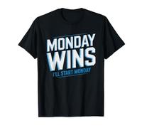 Empiezo El Lunes Procrastinador GANA La Pizza De Dieta Humor Camiseta