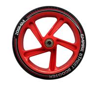 Empire Des Acc Scu Rueda Scooter C/R 200mm Negro/Rojo, Unisex Adulto, Varios, Talla Única