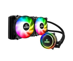 EMPIRE GAMING - Guardian G-V20 Refrigeracion Liquida PC Gamer AIO -CPU Watercooling ARGB 3 pines, 5 V -Radiador 240 mm -Ventilador 2 x 120 mm PWM silencioso -Intel y AMD