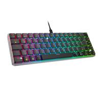 Empire Gaming K241 - Kompakte Mechanische Gaming-Tastatur DE (QWERTZ), Kabelgebunden USB-C Abnehmbar, 69 Tasten MX Red, RGB 24 Effekte, NKRO, Kompatibel mit PC/Konsolen