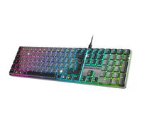 Empire Gaming K243 - Teclado Gaming mecánico con cable FR (AZERTY) 111 Teclas USB-C Desmontable, Switchs MX Red, RGB 24 Efectos, Anti-Ghosting NKRO, Compatible con PC y consolas