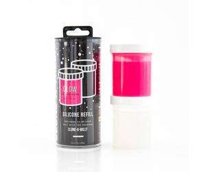 Empire Labs Clone-A-Willy - Refill Glow in the Dark Hot Pink Silicone