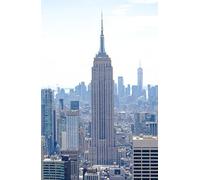 Empire State Building with One World Trade Center: 5.5" x 8.5" Hardcover Notebook
