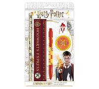 Harry Potter - Hogwarts Express - Juego de bolígrafos y reglas, goma de borrar