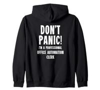 Empleado de automatización de oficinas Sudadera con Capucha