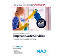 Empleado de Servicios de la Comunidad Autónoma de Cantabria (Personal Laboral Grupo 3). Temario de M