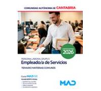Empleado de Servicios (Personal Laboral Grupo 3). Comunidad Autónoma de Cantabria. Temario de materias comunes