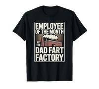 Empleado del Mes en el Humor Adulto Dad Fart Factory Camiseta