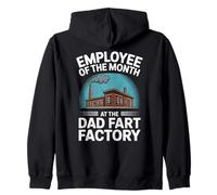 Empleado del Mes en el Humor Adulto Dad Fart Factory Sudadera con Capucha
