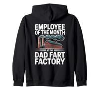 Empleado del Mes en el Humor Adulto Dad Fart Factory Sudadera con Capucha