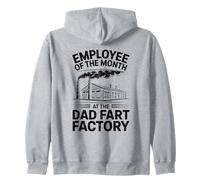 Empleado del Mes en el Humor Adulto Dad Fart Factory Sudadera con Capucha