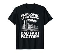 Empleado del Mes En La Fábrica De Pedos De Papá Chistes De Pedos Camiseta