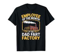 Empleado del Mes En La Fábrica De Pedos De Papá Chistes Humor Camiseta