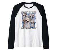 Empleado Pero A Qué Costo Funny Chihuahua Dog Meme Bootleg Camiseta Manga Raglan