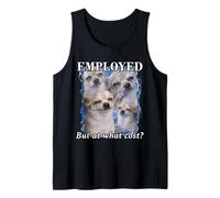 Empleado Pero A Qué Costo Funny Chihuahua Dog Meme Bootleg Camiseta sin Mangas