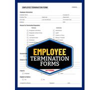 Employee Termination Forms: Staff Separation Report Record for Supervisors & Human Resource Representatives | 60 Forms, 120 Single-Sided Pages