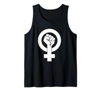 Empoderamiento de Las Mujeres Puño Feminista Camiseta sin Mangas