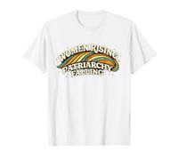 Empoderamiento Feminista Mujeres Rising Patriarcado Caída Retro Camiseta