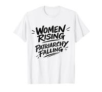 Empoderamiento Feminista Mujeres Rising Patriarcado Cayendo audaz Camiseta