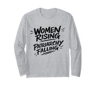 Empoderamiento Feminista Mujeres Rising Patriarcado Cayendo audaz Manga Larga