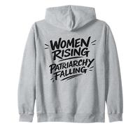 Empoderamiento Feminista Mujeres Rising Patriarcado Cayendo audaz Sudadera con Capucha