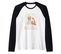 Empoderamiento Todas las mujeres crearon nutricionista dietista igual Camiseta Manga Raglan