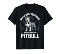 Empoderando a la dueña de perros Pitbull Mom Camiseta