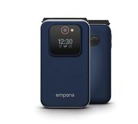 Emporia Joy 2G - Teléfono móvil para Personas Mayores 2G, sin Contrato, con botón de Llamada de Emergencia, Pantalla de 2,8 Pulgadas, Color Azul