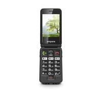 Emporia Joy-LTE | Teléfono móvil para Personas Mayores 2G | móvil Plegable sin Contrato | teléfono móvil con botón de Llamada de Emergencia | Pantalla de 2,8 Pulgadas | Rojo