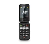 Emporia Joy-LTE - Teléfono móvil para Personas Mayores 4G Volte, sin Contrato, con botón de Emergencia, Pantalla de 2,8 Pulgadas, Color Negro