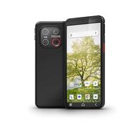 emporia ME.7 Senioren-Smartphone ohne Vertrag, Android 15 Handy mit Notruftaste, pantalla táctil de 5.45 pulgadas, NFC, 6 GB de RAM, 128 GB Speicher, Fingerabdrucksensor, IP54, Schwarz