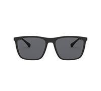 Emporio Armani 0EA4150 Riñoneras, Black Rubber, 116 Unisex Adulto