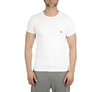 Emporio Armani 111035cc729 Camiseta Hombre, White, XL