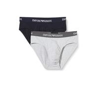 Emporio Armani 111321CC722 Calzoncillos, Hombre, Multicolor (Marine/Grigio Melang 15935), L