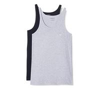 Emporio Armani 111612CC722 Camiseta Interior, Hombre, Azul/Gris (Navy Blue/Heather Gray), M