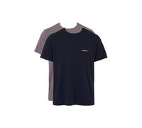 EMPORIO ARMANI 2-Pack Crew Neck T-Shirt Camiseta, Armani Azul/Tiburón, XL para Hombre