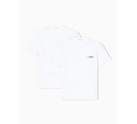 Emporio Armani Camiseta 2-PACK CREW NECK T-SHIRT AF14131 in Blanco EU S