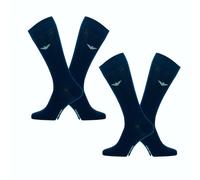 Emporio Armani Calcetines para hombre, azul marino, Talla única