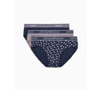 EMPORIO ARMANI 3-Pack Brief, Calzoncillos Hombre, AR.BLU/AR.BLU/Shark,