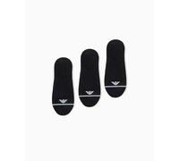 EMPORIO ARMANI 3-pack Footie Socks CALCETINES Mujer